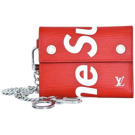 louis vuitton supreme wallet chain|supreme louis vuitton wallet review.